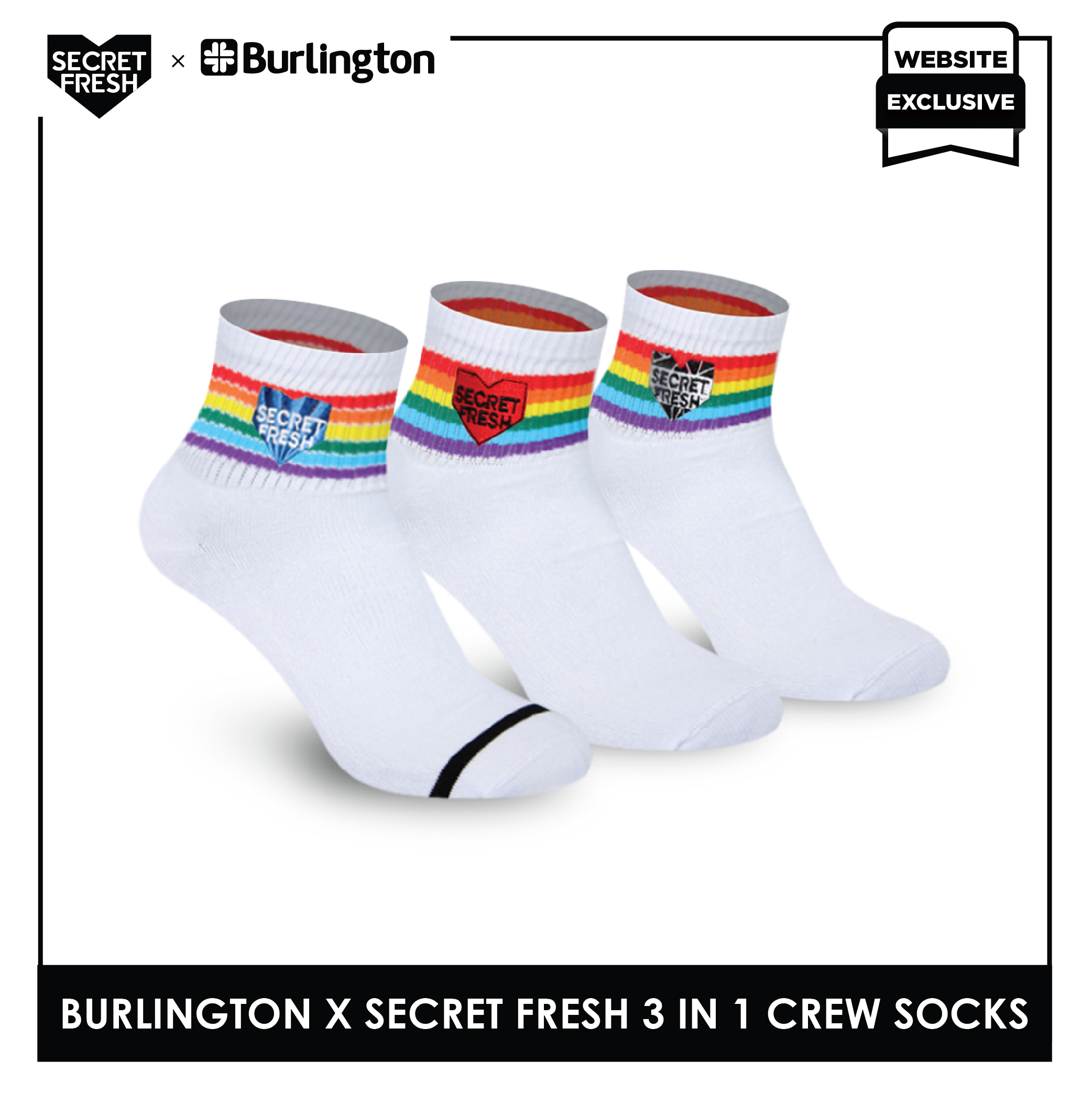 Burlington SFBMCEG1105 Mens' Cotton Lite Casual Ankle socks X Secret Fresh Pack of 3 (6600160542825)