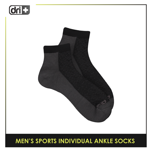 Dri-plus Men's OVERRUNS Anti-slip Thick Sports socks 1 pair SMCO1 (6670889779305)