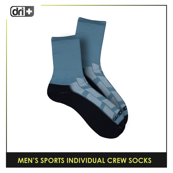 Dri-plus Men's OVERRUNS Anti-slip Thick Sports socks 1 pair SMCO1 (6670889779305)