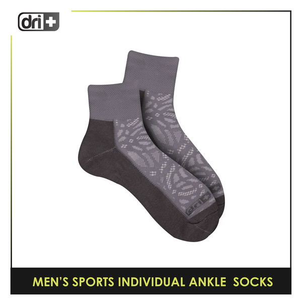 Dri-plus Men's OVERRUNS Anti-slip Thick Sports socks 1 pair SMCO1 (6670889779305)