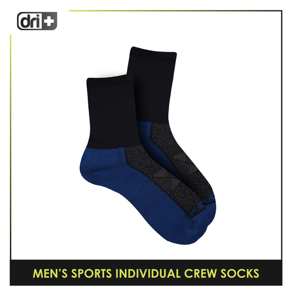 Dri-plus Men's OVERRUNS Anti-slip Thick Sports socks 1 pair SMCO1 (6670889779305)