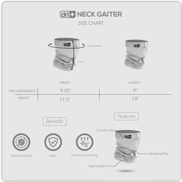 Dri Plus Men's Republika Mito Washable Multi-Functional Moisture Wicking Balaclava 1 piece DMBRM2301