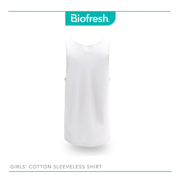 Biofresh Girls' Antimicrobial Cotton Sleeveless Shirt 1 piece UGCSS1