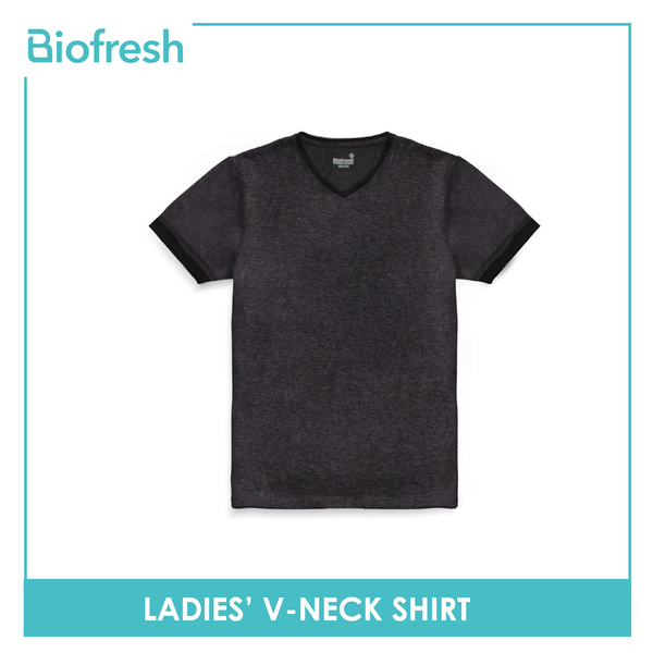 Biofresh Ladies' OVERRUNS Antimicrobial V-Neck shirt 1 piece ULSVCO1 (6671026487401)
