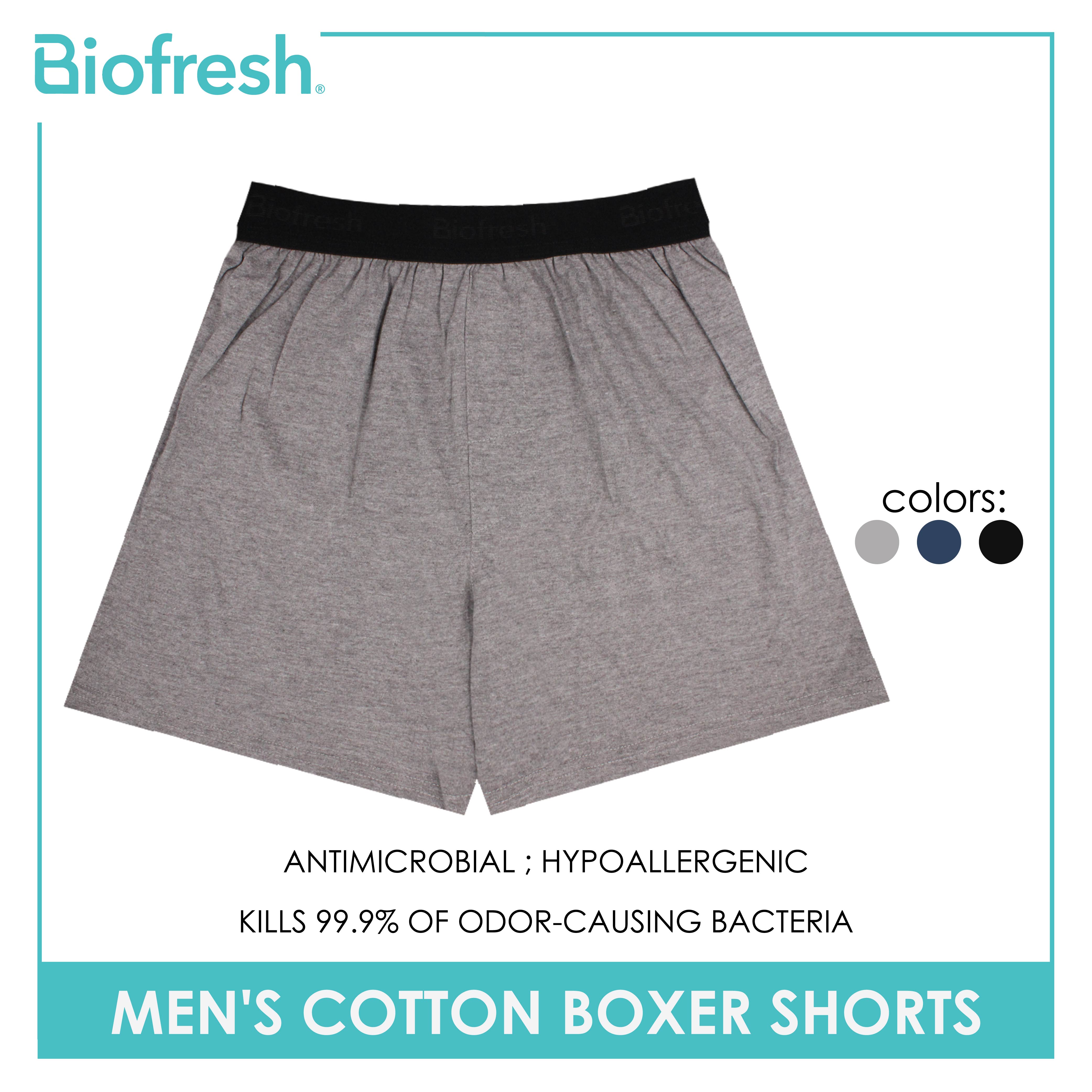 Biofresh Men's Antimicrobial Cotton Boxer Shorts 1 piece UMBB0101
