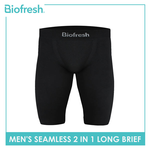 Biofresh Men's Antimicrobial Seamless Long Brief 2 pieces in a pack UMBB2401