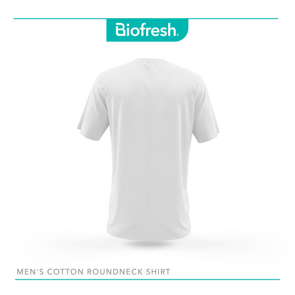 Biofresh Men's Antimicrobial Cotton Classic Regular Fit Roundneck Shirt 1 piece UMSCR1