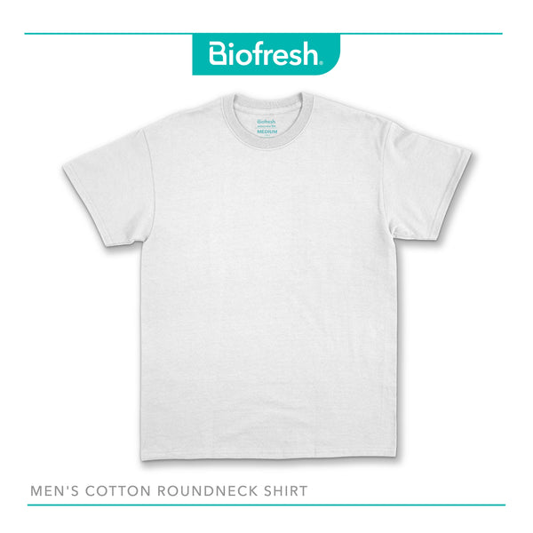 Biofresh Men's Antimicrobial Cotton Classic Regular Fit Roundneck Shirt 1 piece UMSCR1
