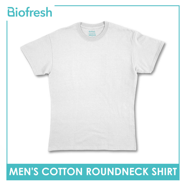 Biofresh Men's Antimicrobial Cotton Premium Slim Fit Roundneck Shirt 1 piece UMSPR1