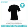 Biofresh Men's Antimicrobial Cotton Premium Slim Fit Roundneck Shirt 1 piece UMSRP3