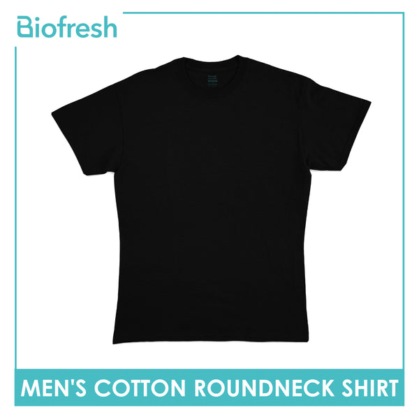 Biofresh Men's Antimicrobial Cotton Premium Slim Fit Roundneck Shirt 1 piece UMSRP3