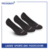 Microban Ladies' Cotton Thick Sports Foot Cover 3 pairs in a pack VLSFG5