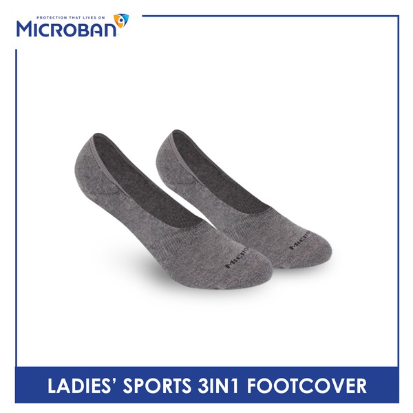 Microban Ladies' Cotton Thick Sports Foot Cover 3 pairs in a pack VLSFG5