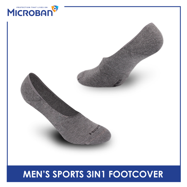 Microban Men’s Cotton Thick Sports Foot Cover 3 pairs in a pack VMSFG5