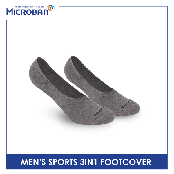 Microban Men’s Cotton Thick Sports Foot Cover 3 pairs in a pack VMSFG5