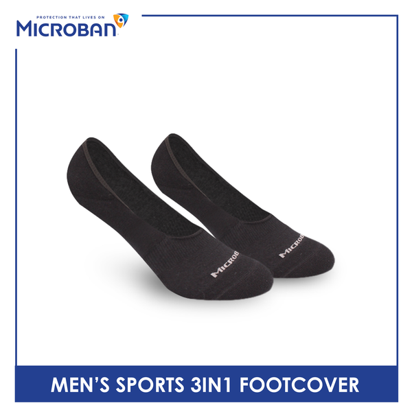 Microban Men’s Cotton Thick Sports Foot Cover 3 pairs in a pack VMSFG5