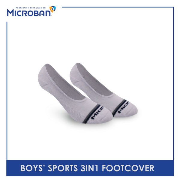 Microban Boys' Cotton Thick Sports Foot Cover 3 pairs in a pack VBSFG7
