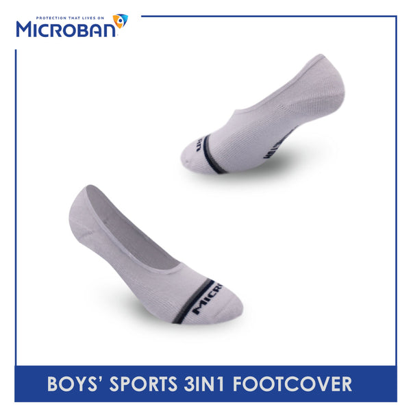 Microban Boys' Cotton Thick Sports Foot Cover 3 pairs in a pack VBSFG7
