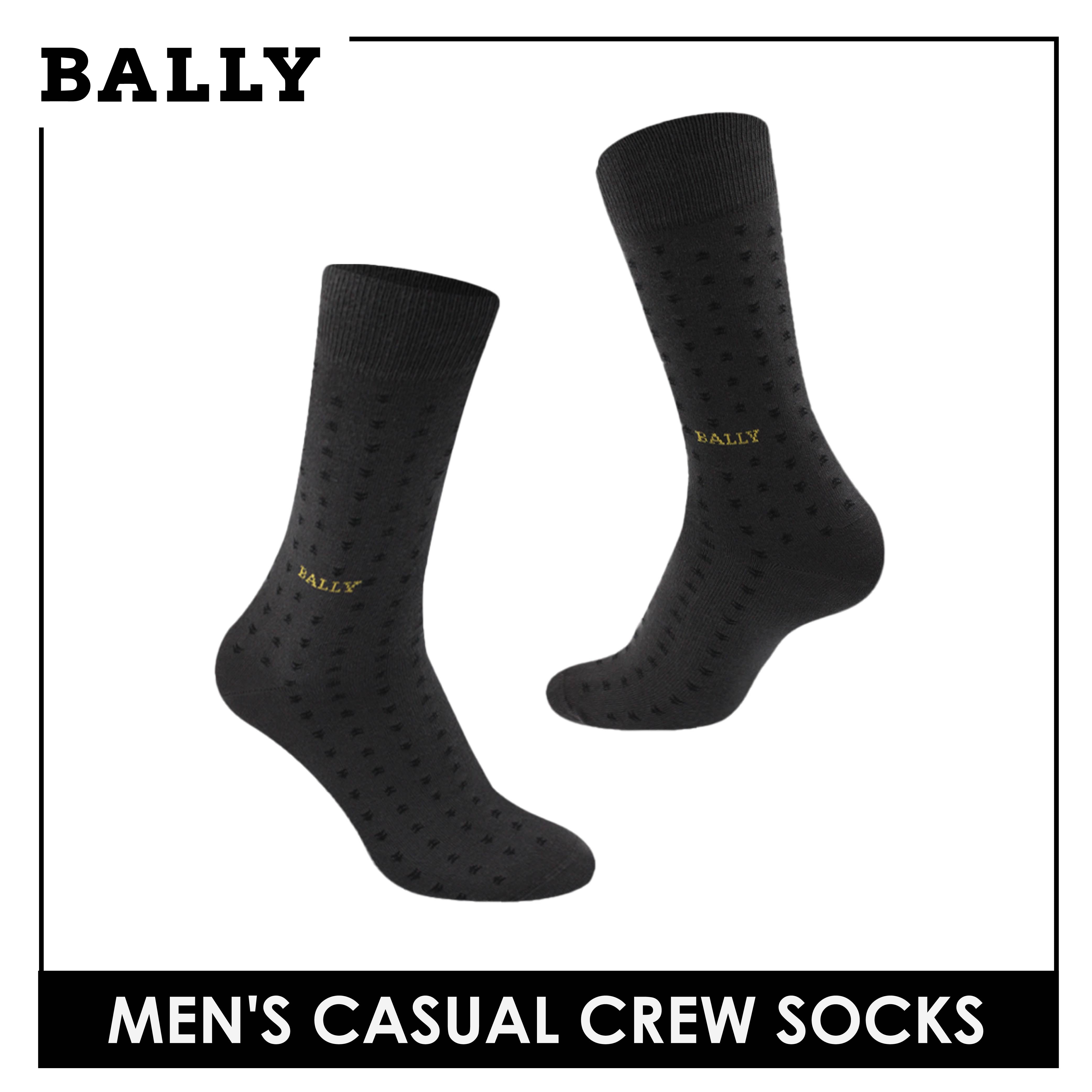 Bally Men's Premium Cotton Light Performance Dress Crew Socks 1 pair YMC1101