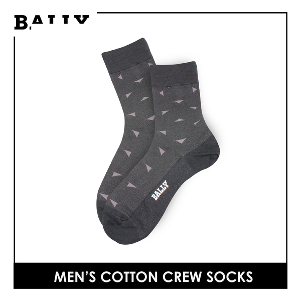Bally Men's OVERRUNS Cotton Lite Thin Casual Socks 3 pairs in 1 pack YMCCO1