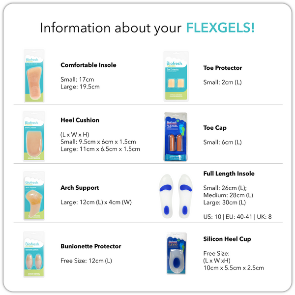Biofresh FlexGel Silicon Comfort Insole 1 pair RMG16