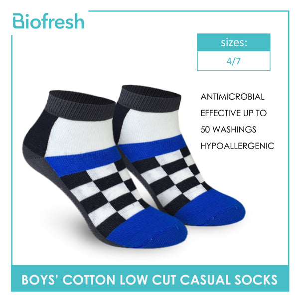 Biofresh RBCK37 Boys Cotton Low Cut Casual Socks (4759649222761)