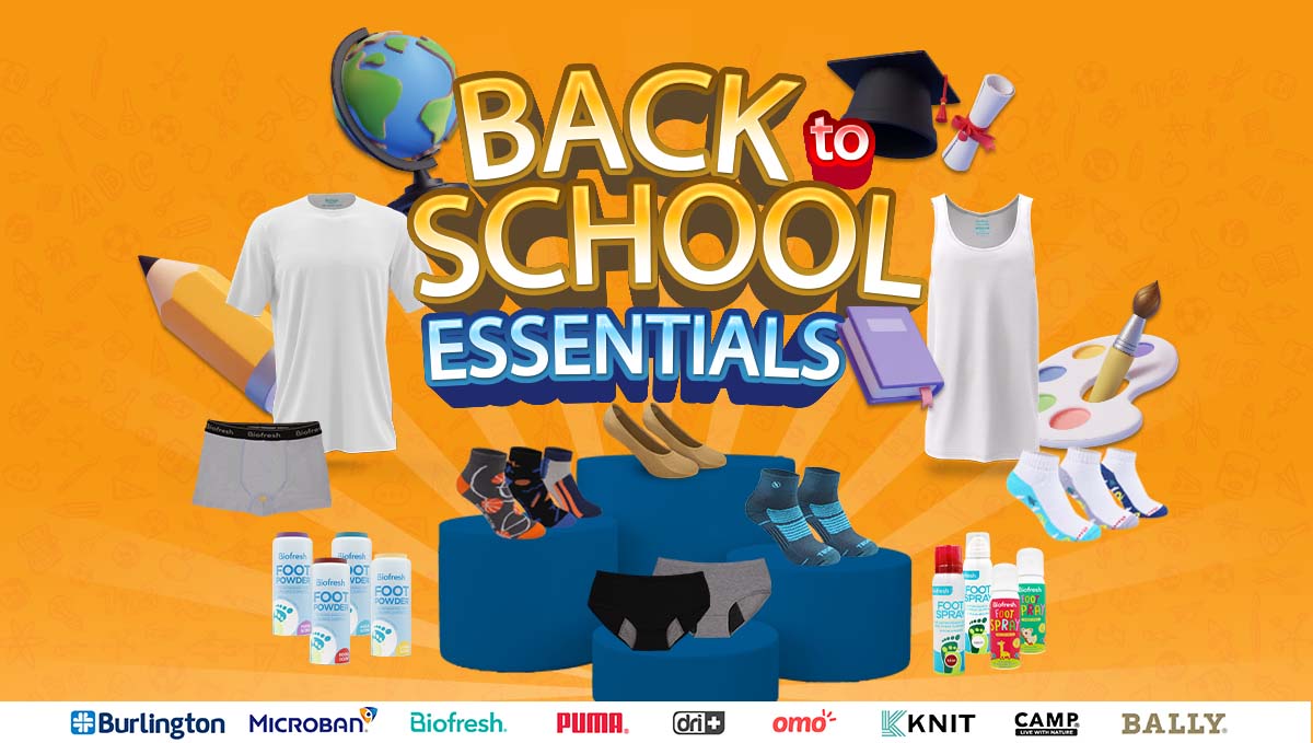 Back to School Essentials | Apparel & Hygiene Essentials