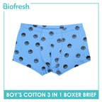 Biofresh | Pokemon Boys’ Antimicrobial Cotton Boxer Brief 3 pieces in a pack PKBBBG531