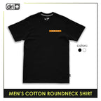 Dri Plus Men’s Anti-Odor Sweat Wicking Cotton The Dri+ logo Roundneck Shirt 1 piece DUMSRC5312