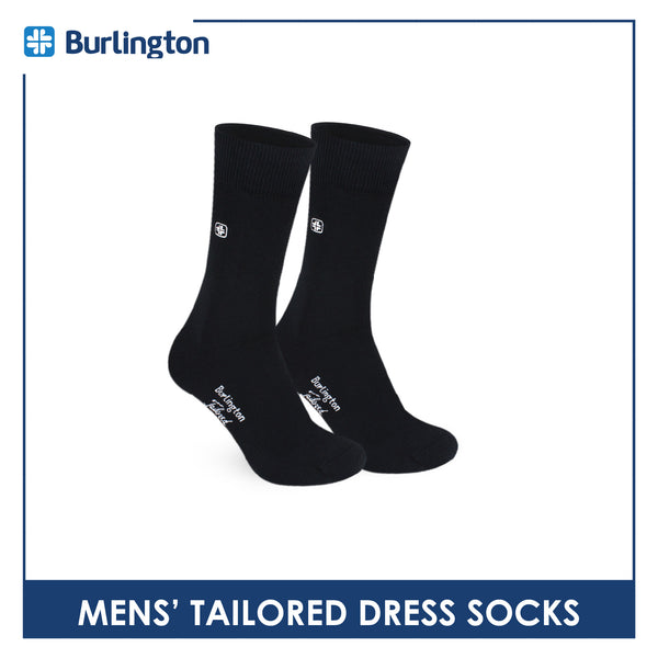 Burlington Men's Cotton Tailored Dress Crew Socks 1 pair BMTE531