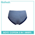 Biofresh Boys' Antimicrobial Cotton Brief 3 pieces in a pack UCBCG523