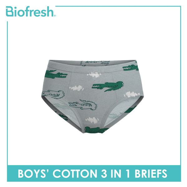 Biofresh Boys' Antimicrobial Cotton Brief 3 pieces in a pack UCBCG523