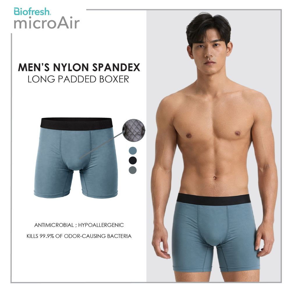 Biofresh Microair Men's Nylon Spandex Long Padded Boxer 1 piece MUMBB611