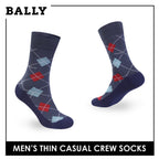 Bally Men's Cotton Crew Thin Casual Premium Socks 1 pair YMC613