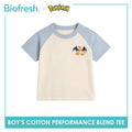 Biofresh | Pokemon Boys’ Antimicrobial Cotton Performance Blend Tee 1 piece PKBSR621