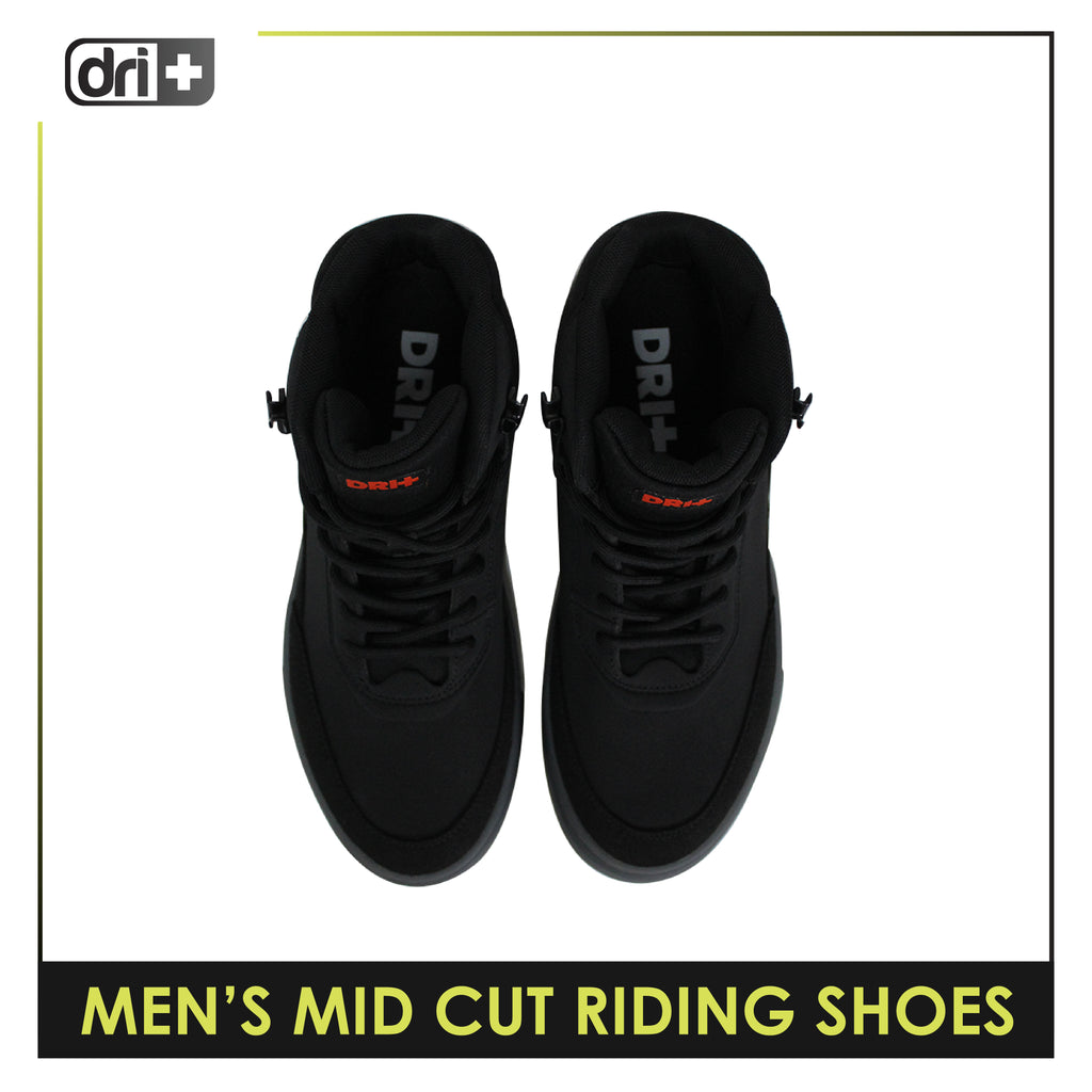 Dri Plus Men’s DRI+RIDE Scoot Microfiber Leather Mid Cut Sneaker Shoes HDMH531