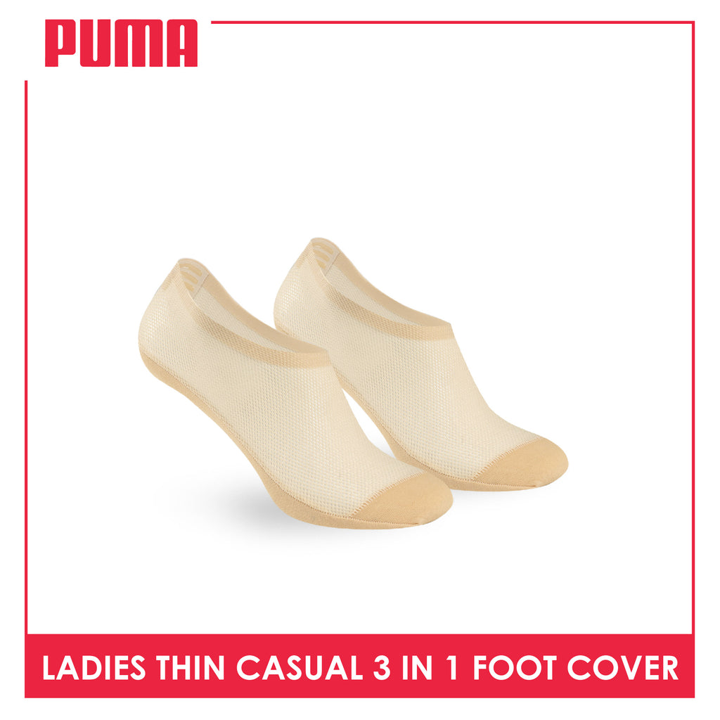 Puma Ladies’ Thin Casual Foot Cover Mesh 3 pairs in a pack PLCFG631