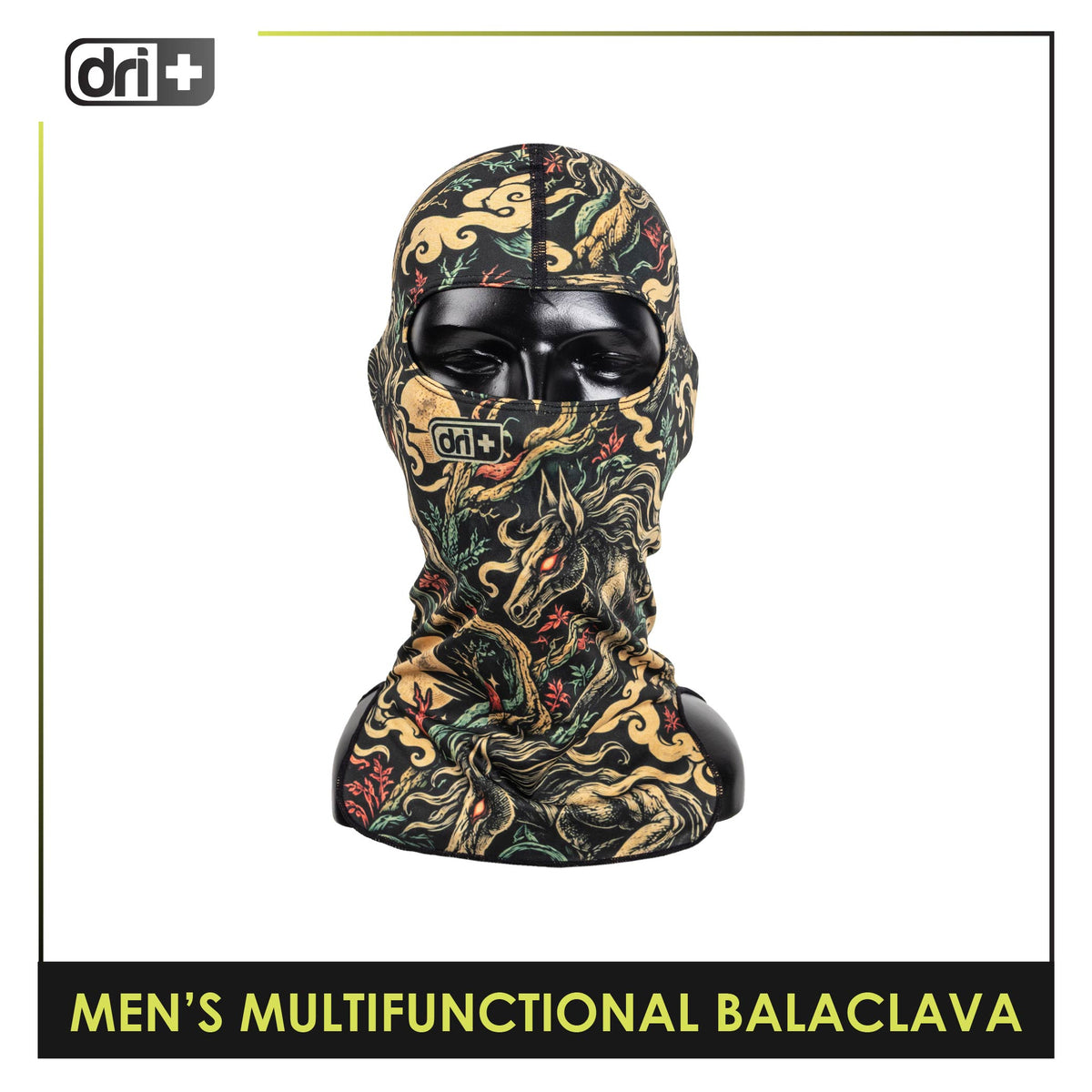 Dri Plus Men's Mystical Six Washable Moisture Wicking Balaclava 1 piece DUMB631