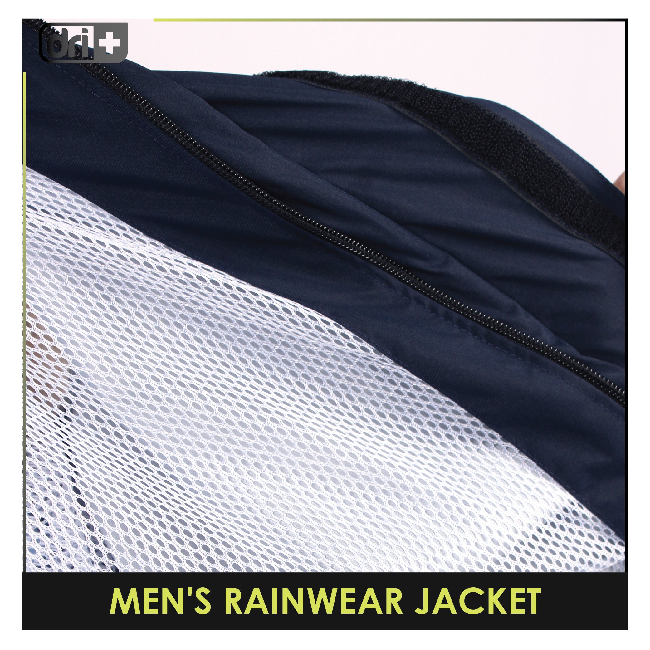 Dri Plus Men’s Lightweight Quick Dri Rainstorm Waterproof Rainwear Jackets 1 piece DMRWJ531