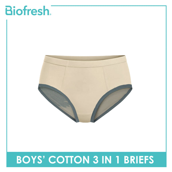 Biofresh Boys' Antimicrobial Cotton Brief 3 pieces in a pack UCBCG523