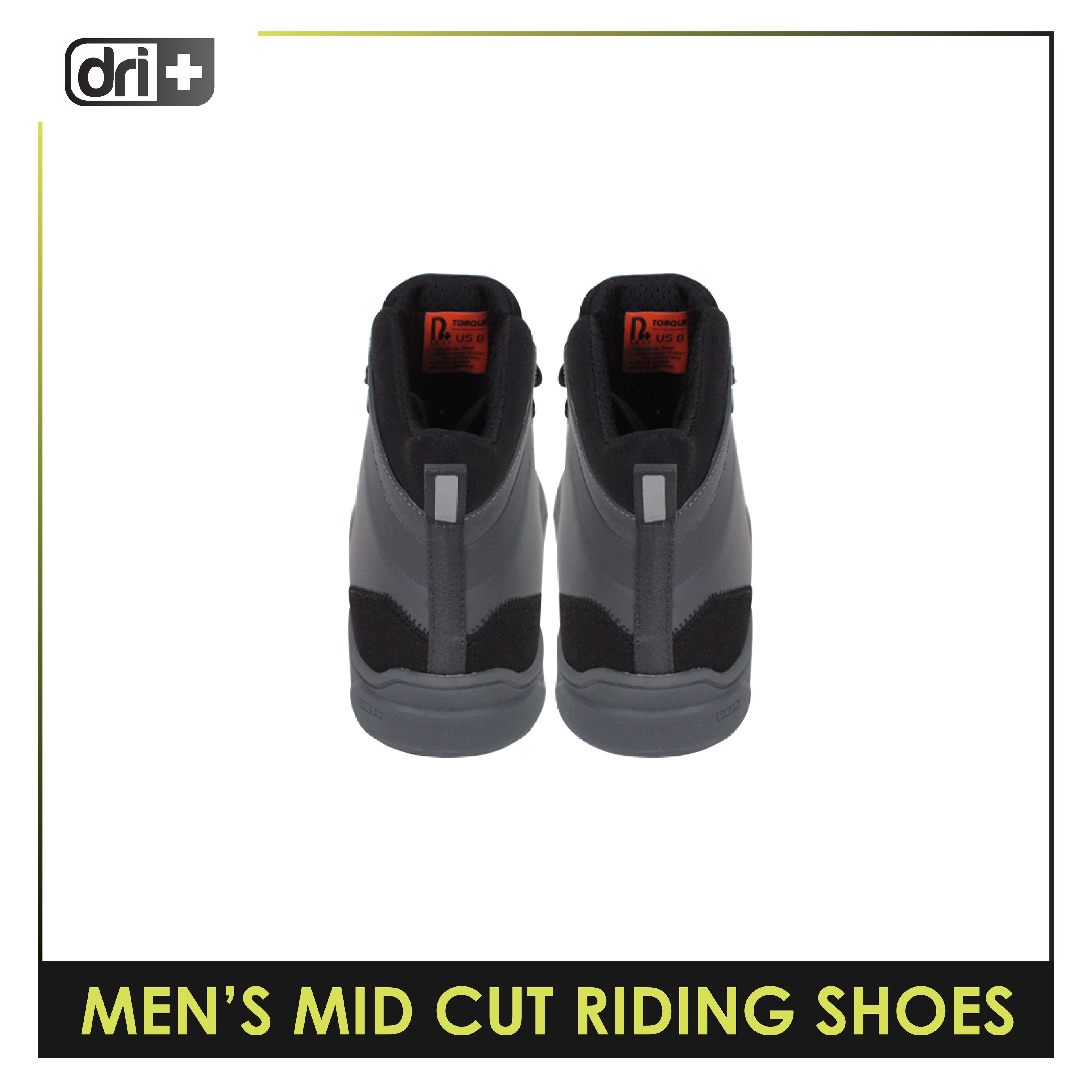 Dri Plus Men’s DRI+RIDE Torque Suede Leather Mid Cut Sneaker Shoes HDMH532