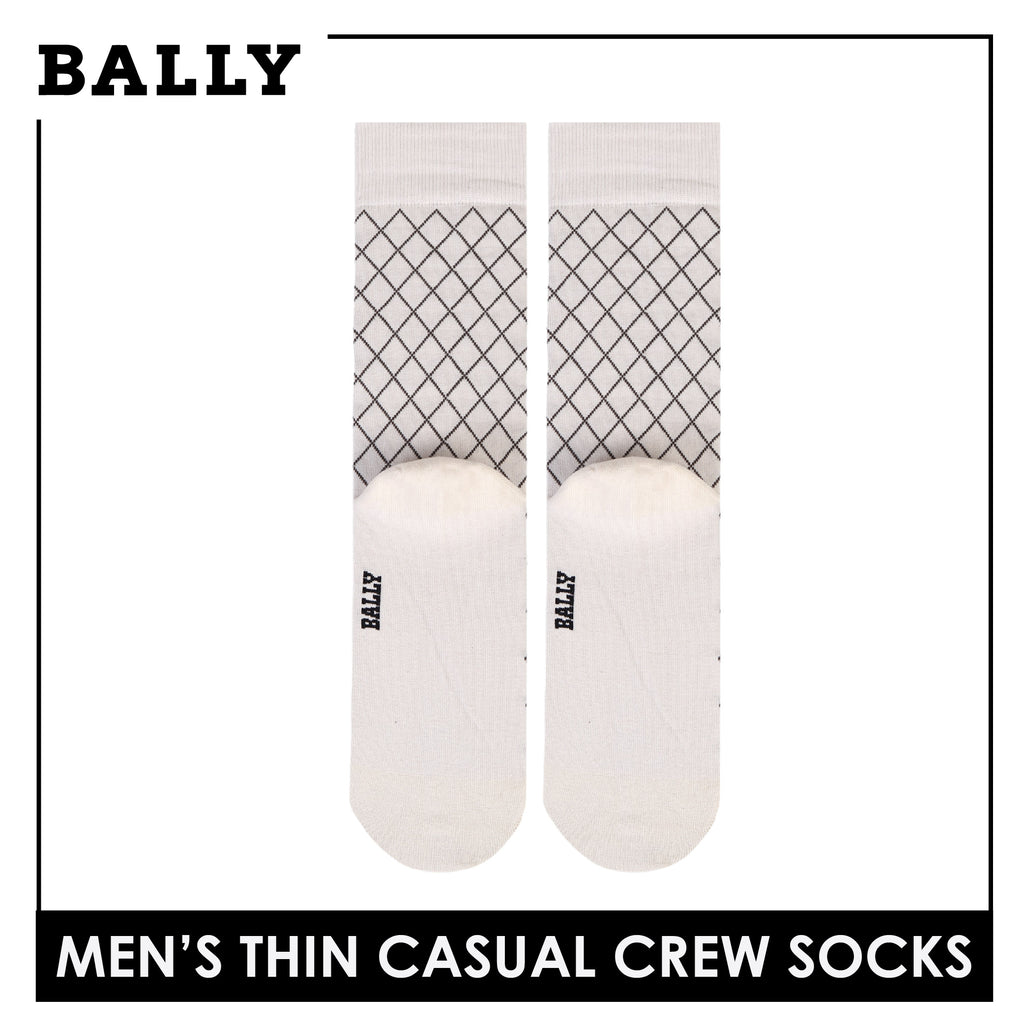 Bally Men's Cotton Crew Thin Casual Premium Socks 1 pair YMC611