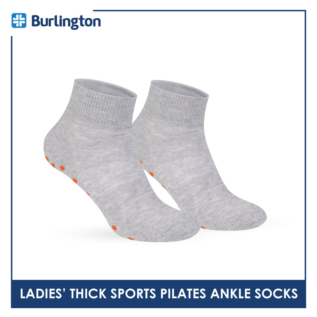 Burlington Ladies’ Pilates Thick Sports Ankle Socks 1 pair BLGS631