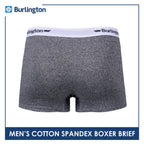 Burlington Men's Cotton Spandex Boxer Brief 1 piece GTMBBFS2