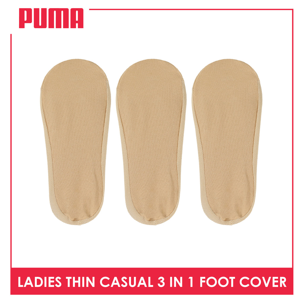 Puma Ladies’ Thin Casual Foot Cover Mesh 3 pairs in a pack PLCFG631