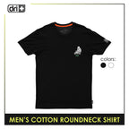 Dri plus Men's Cooltura Anti-Odor Sweat Wicking Cotton Roundneck Shirt Collection 1 piece DUMSRC614