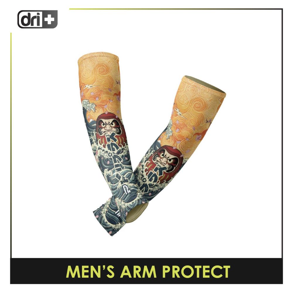 Dri Plus Men’s Doripurasu Sweat Wicking and Odor Free Riders' Arm Protect 1 pair DUMAW611