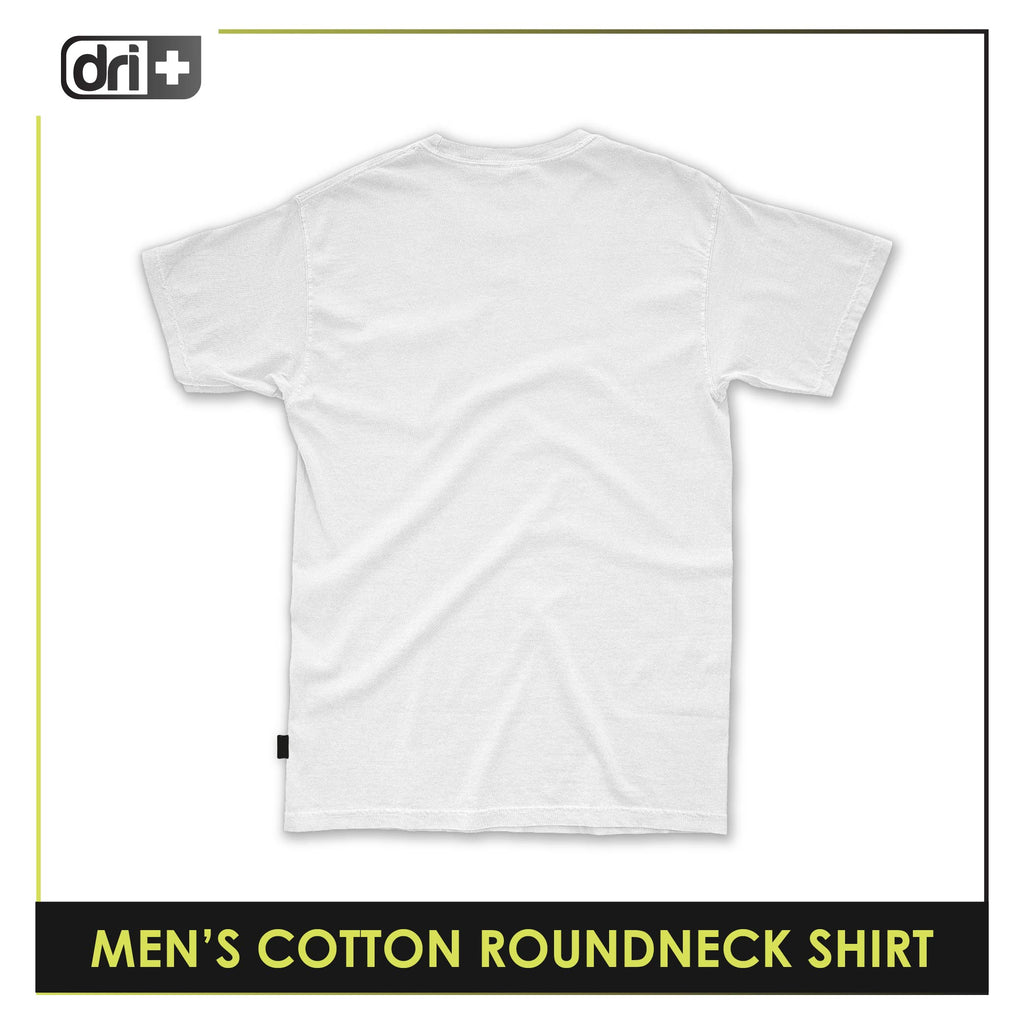 Dri Plus Men’s Anti-Odor Sweat Wicking Cotton Roundneck Shirt 1 piece DUMSRC628