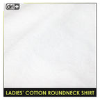Dri plus Ladies’ Cooltura Anti-Odor Sweat Wicking Cotton Roundneck Shirt Collection 1 pc DULSRC611