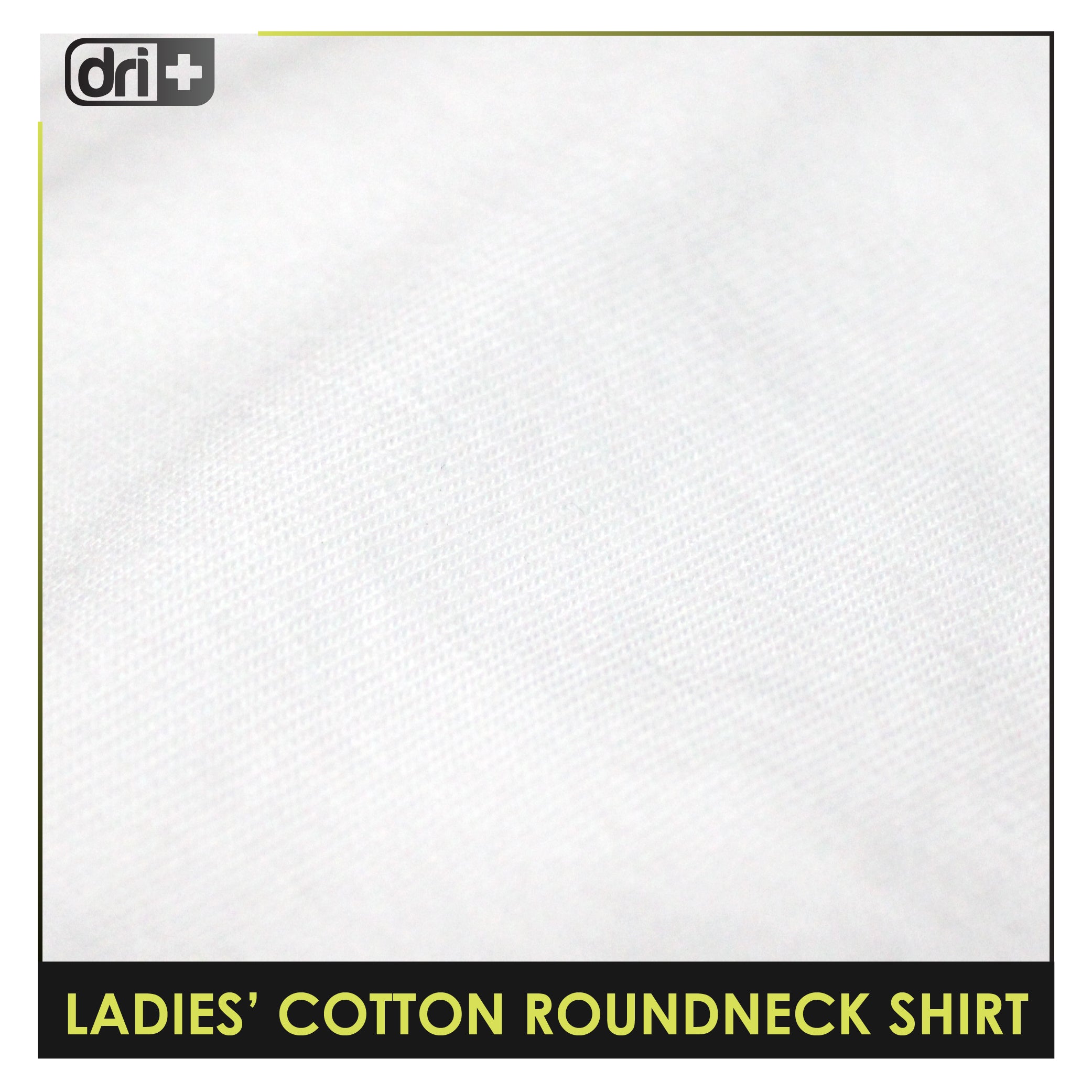 Dri plus Ladies’ Cooltura Anti-Odor Sweat Wicking Cotton Roundneck Shirt Collection 1 pc DULSRC611